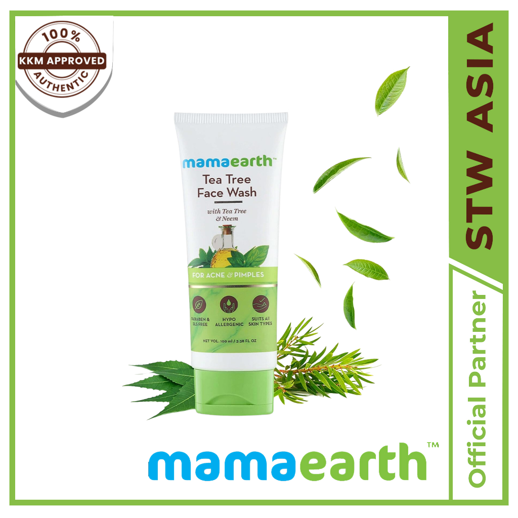 Mamaearth Acne & Pimple Removal Tea Tree & Neem Facewash with Tea Tree & Neem (100ml)