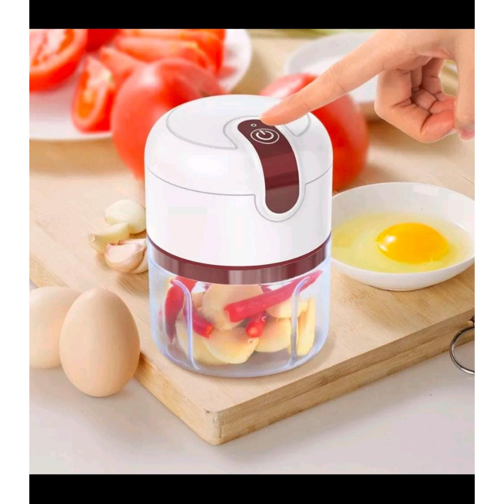 [Free USB Cable] Mini Blender Garlic Chopper Electric Food Chopper Portable Blender Food Processor Meat Grinder 250ml