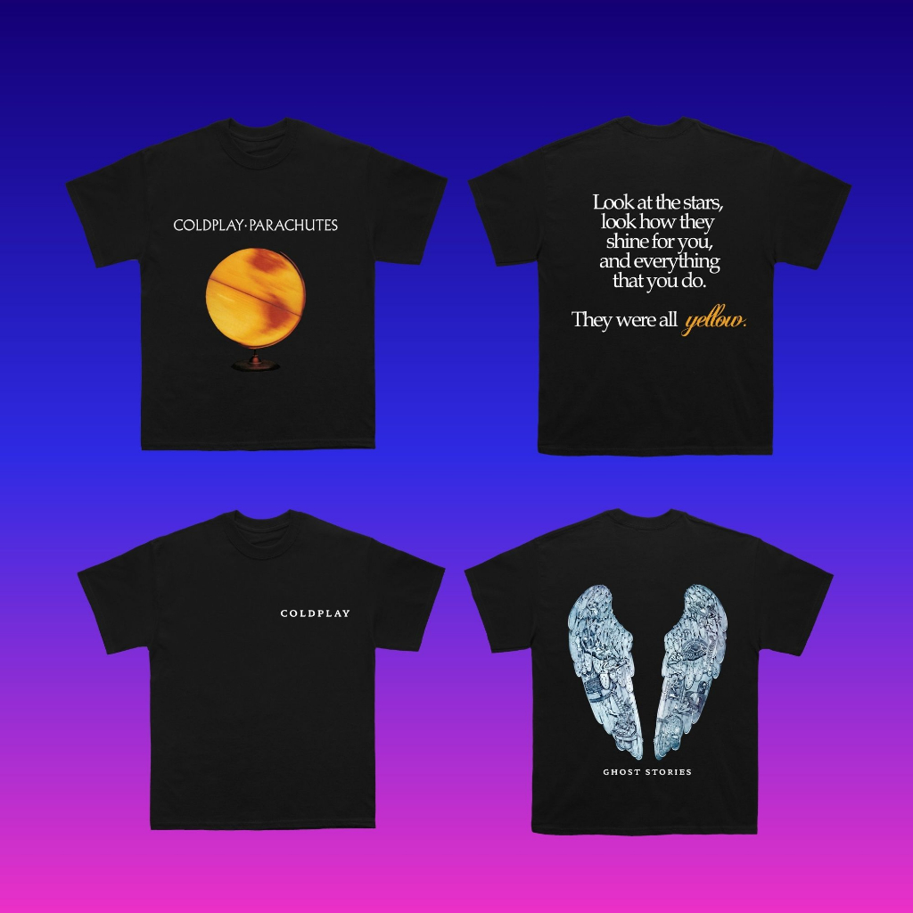 COLDPLAY LYRICS EDITION Merchandise by Undercroft