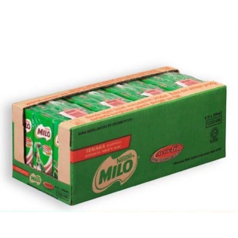 Milo Uht Drinks 200mlx24packs(1ctn)air kotak milo