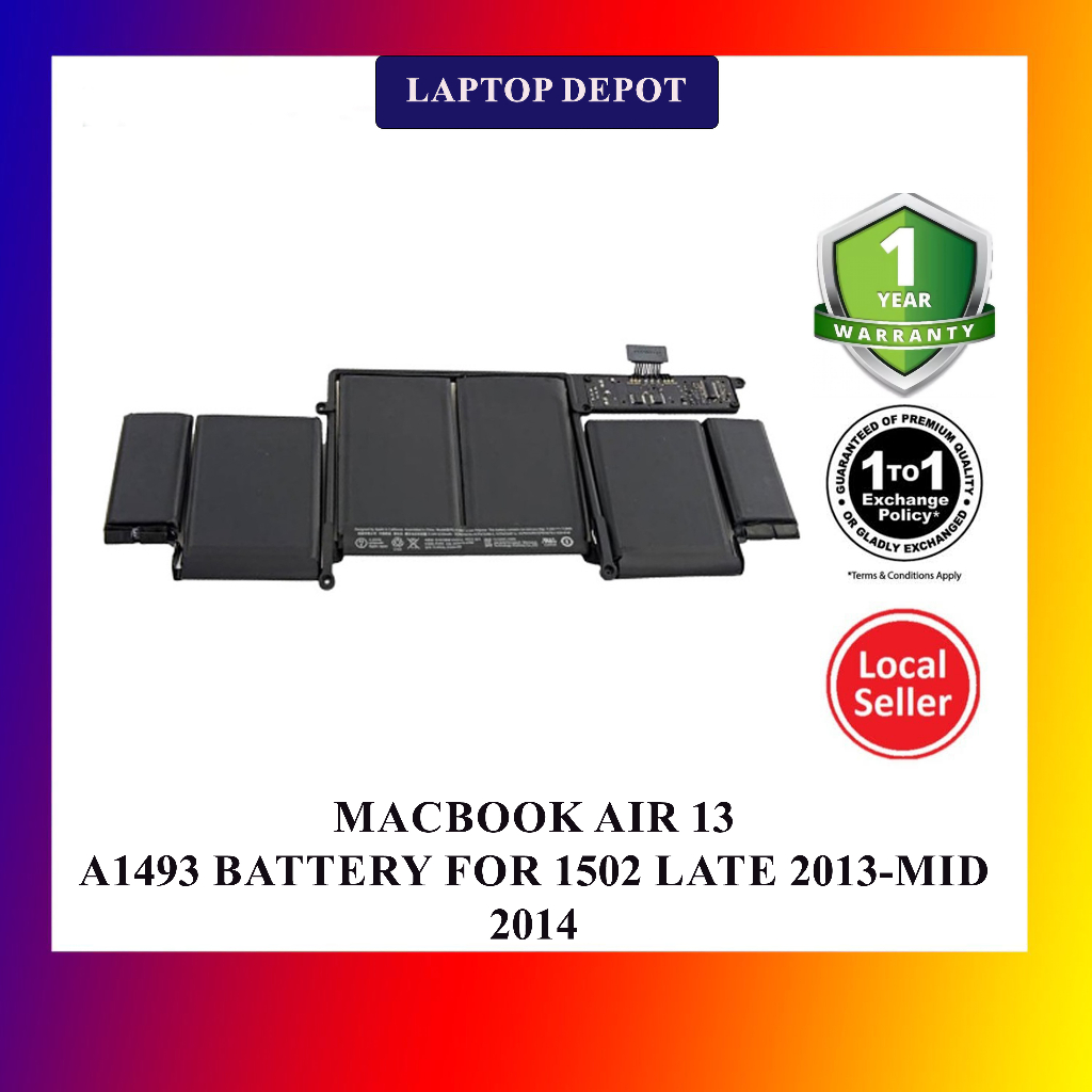 MacBok Pro 13" A1493 Original Replacement Battery for A1502 (Late 2013-Mid 2014)