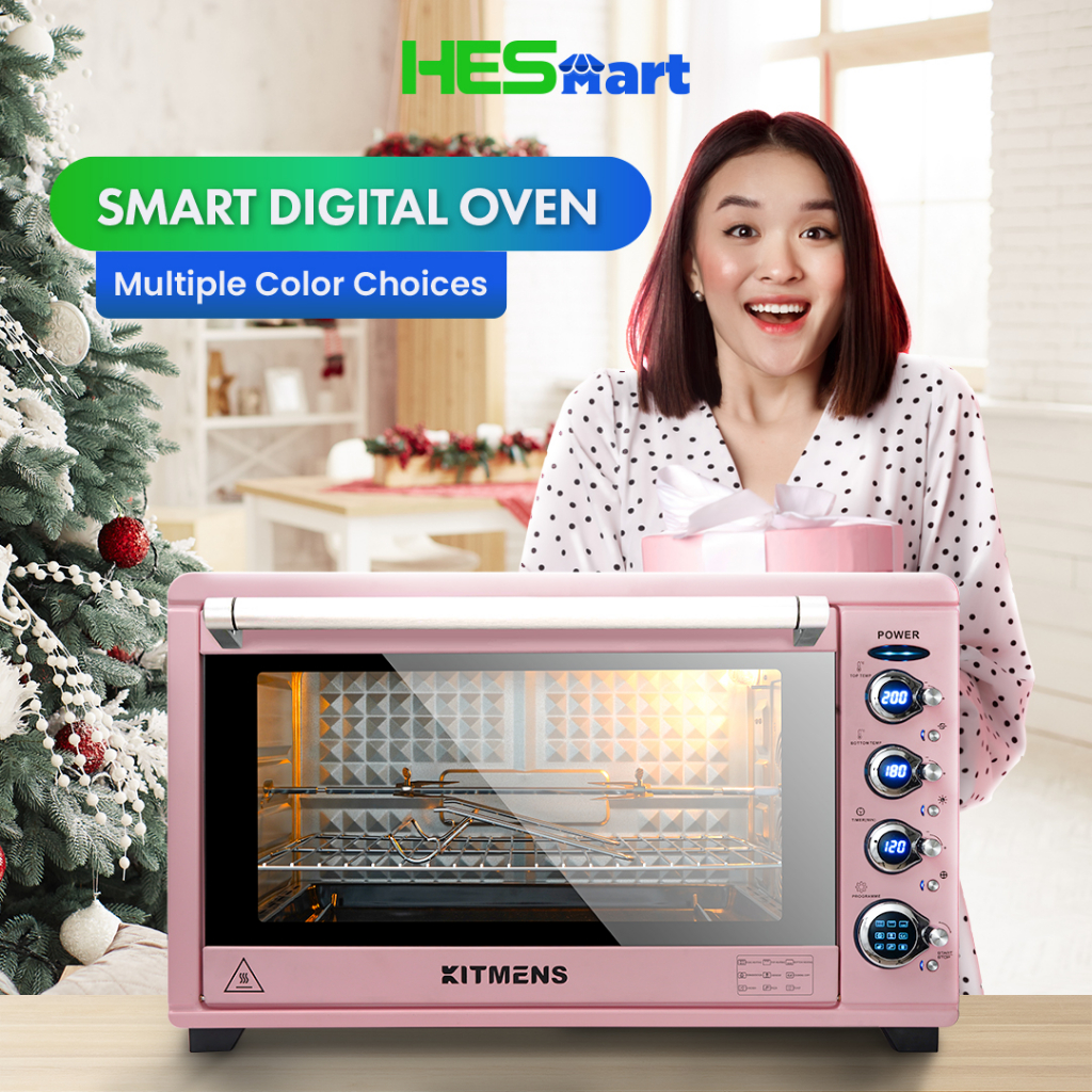 KITMENS KM-KO65 Smart Oven Digital Display Oven Electric Oven Kitchen Oven Baking Oven 60 Liter Oven Toaster Oven 60L