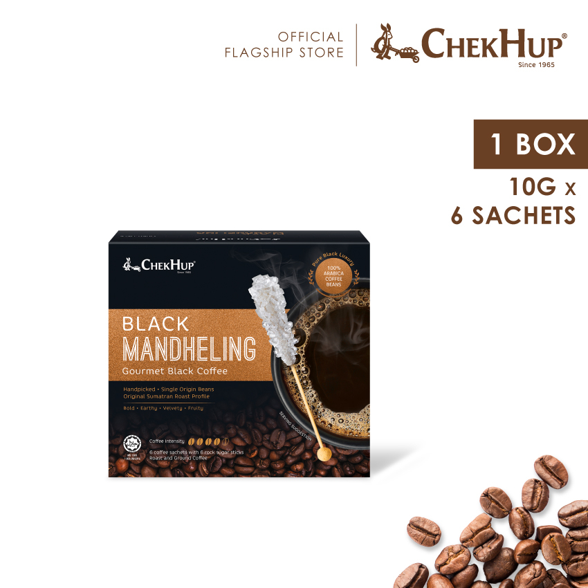 Chek Hup Black Mandheling Gourmet Black Coffee (10g x 6s)