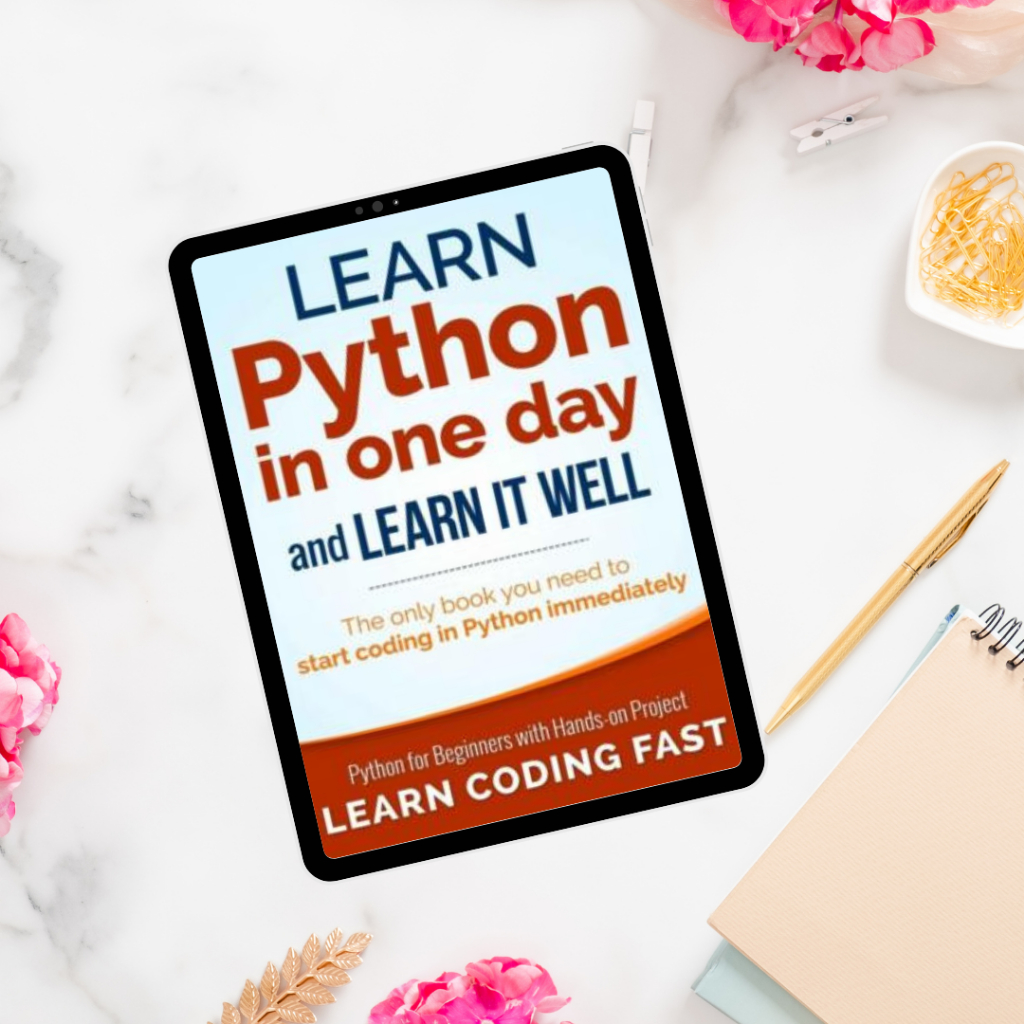 [E-book] Learn Python in 1 Day |PDF Format|cheap ebooks|Digital File Document Software|For Computer, Phone, Ipad