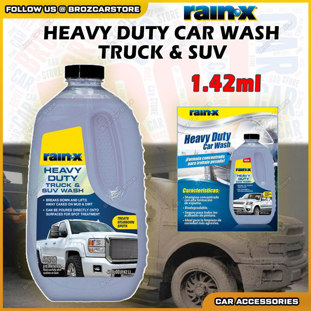 Rain-X / Rain - X / Rain X / RainX Original Heavy Duty Truck & Suv Car Wash Shampoo 1.42L DIY Syampu Cuci Kereta Lori