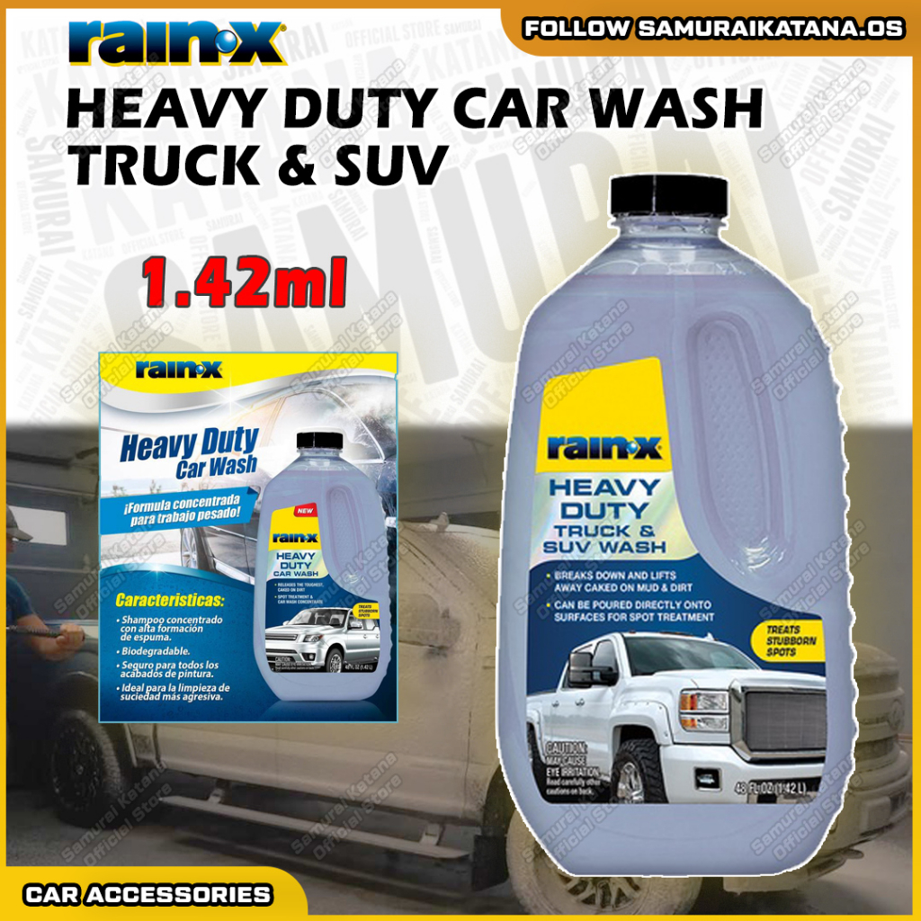 Rain-X / Rain - X / Rain X / RainX Heavy Duty Truck & Suv Car Wash Shampoo 1.42L Original Car Care Syampu Cuci Kereta