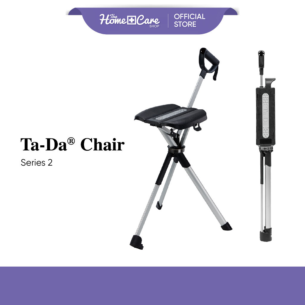 Ta-Da Chair Series 2 Tripod Seat Cane (Black-82cm/87cm)