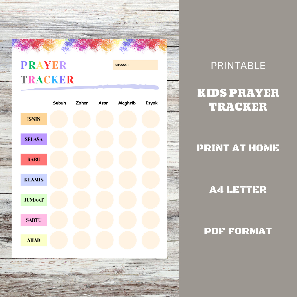 Prayer Tracker | Kids Planner | Teen Planner | Printable Planner