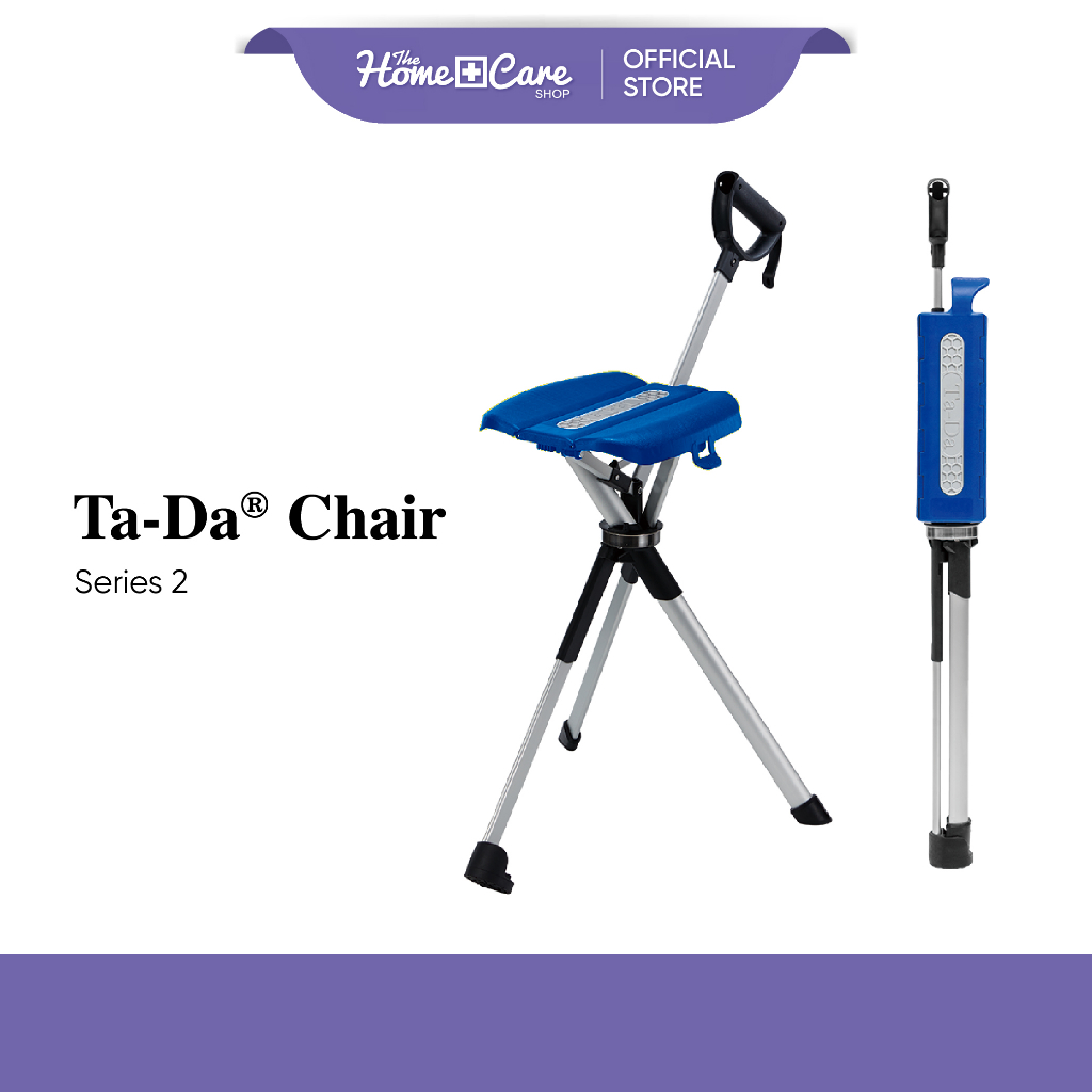 Ta-Da Chair Series 2 Tripod Seat Cane (Blue-82cm/87cm)