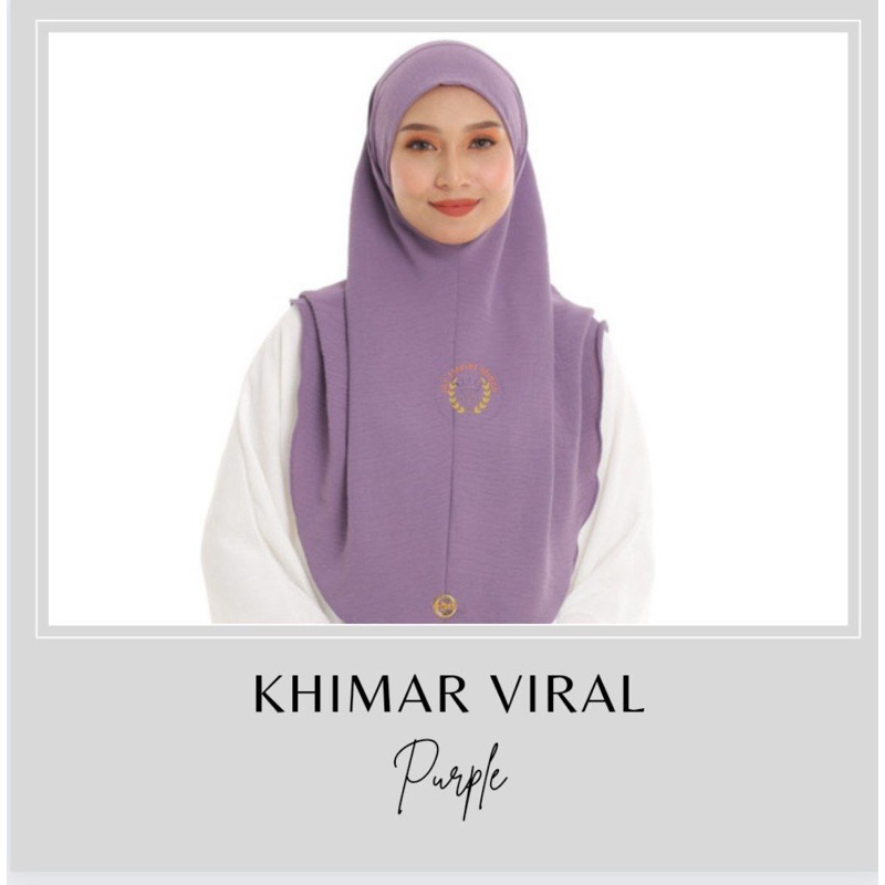 Tudung Khimar Viral TieBack Cantik