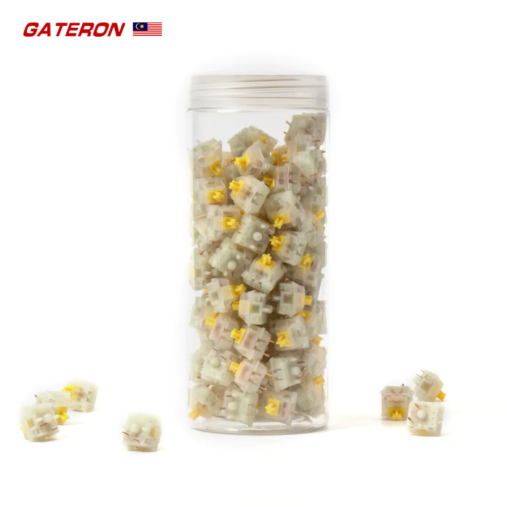 GATERON Milky Yellow Pro Switch Gateron Milky Pro Yellow Switches Mechanical Switch Switches Mechanical Keyboard (1 PC)