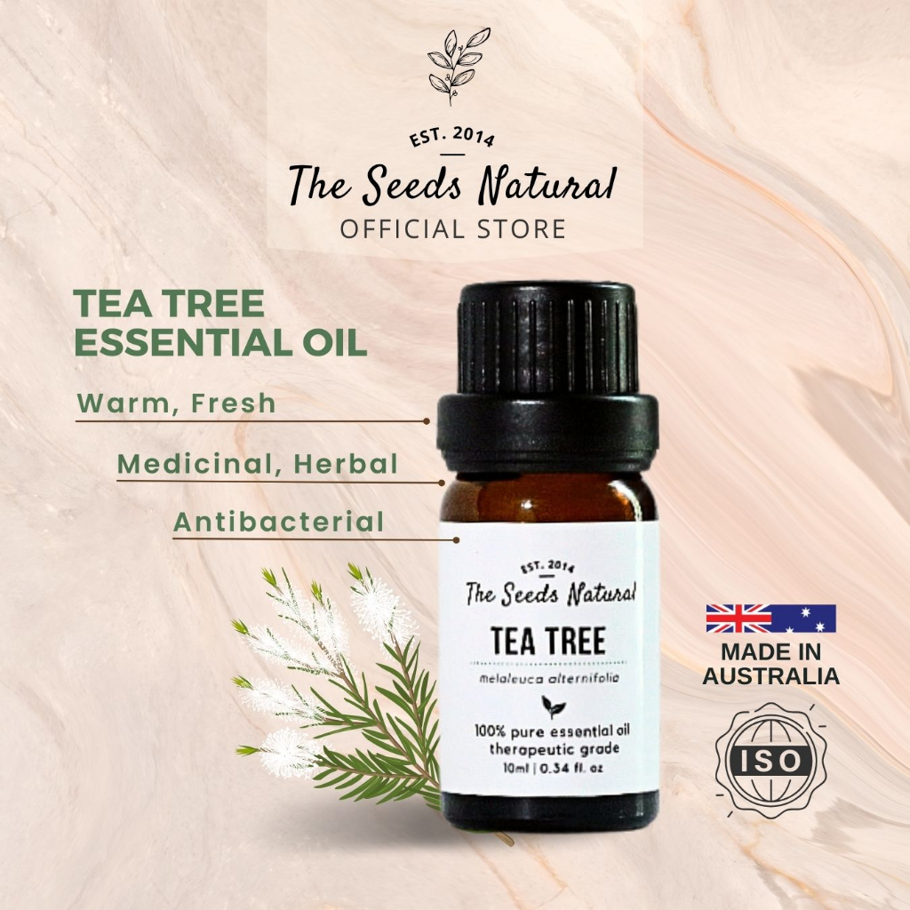 The Seeds Natural Tea Tree Essential Oil - Australia Minyak Pati Tea Tree Pure Essential Oil Tea Tree Oil 茶树精油 茶树油