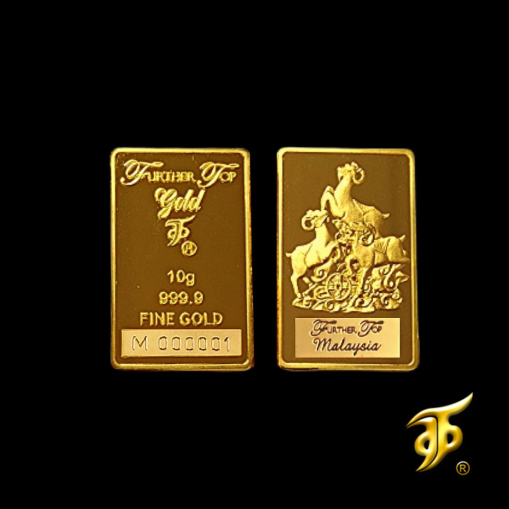 FURTHER TOP 999.9 Gold Bar ( 10g ) - CHINESE ZODIAC 十二生肖&hellip;