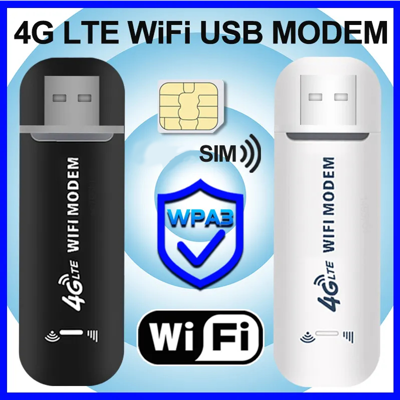 Modified 4G LTE Modem Router Unlimited Hotspot Portable WIFI Router Sim Card 150Mbps Wireless Router for Laptop PC