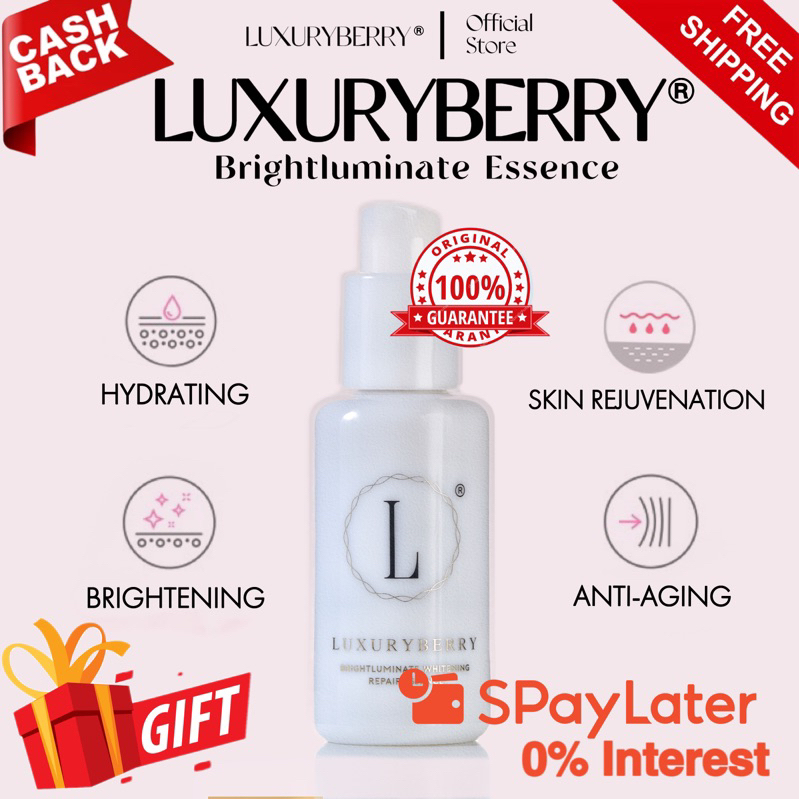 现货| 免邮 Luxuryberry Brightluminate Whitening Repair Essence Serum 35ml OFFICIAL Luxury berry