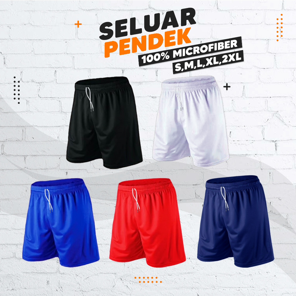 Seluar Pendek Kosong Seluar Pendek Sukan No Brand Seluar Pendek Bola Short Pants Men Shorts