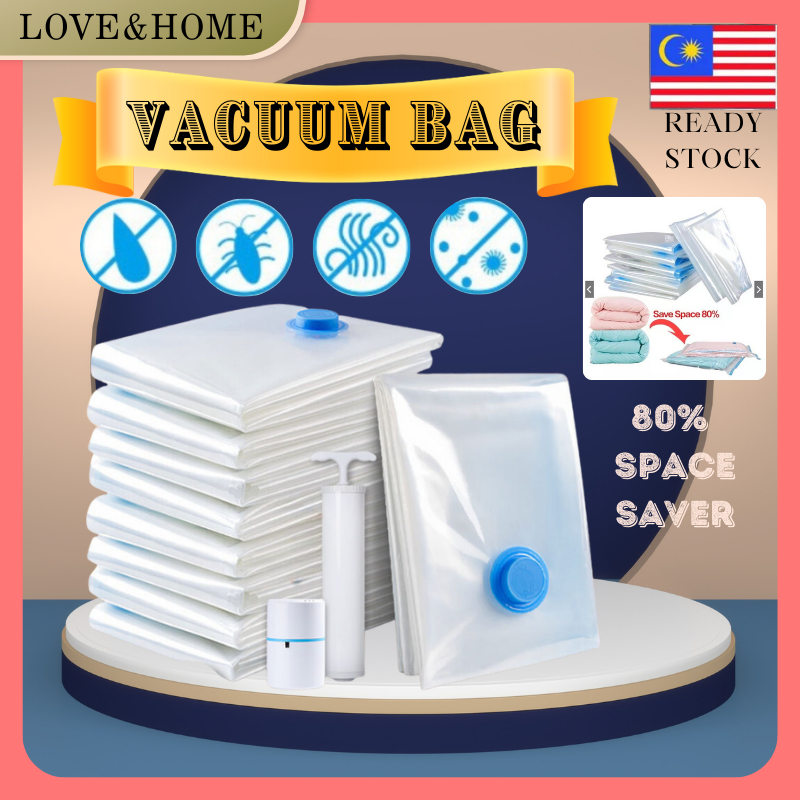 【Vacuum bag】Lowest PriceTravel Clothes Storage Organzier For 80% Space Saver Quilts Clothes Travel Storage