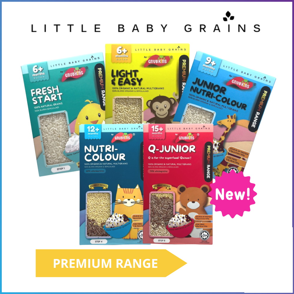 Little Baby Grains: Organic Premium Baby Rice for 6m+/9m+/12m+/15m+