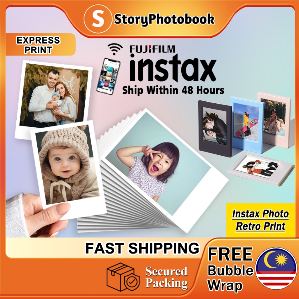 Fujifilm Instax mini,2R,Lomo Photo Printing 1pc [Minimum Order 20 pcs]