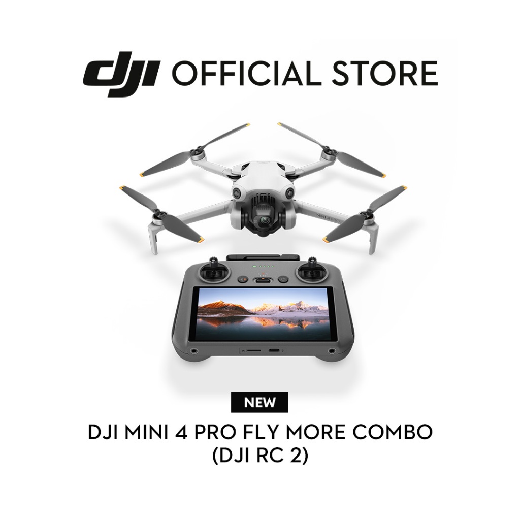 DJI Mini 4 Pro Camera Drone 4K/60fps HDR True Vertical Shooting Extended Battery Life