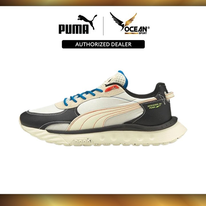 Puma Unisex Wild Rider Re.Gen Training Shoes (Puma Black-Ivory Glow) 38163601