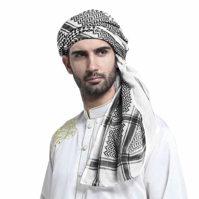 Serban Arafat | Serban Palestine | Keffiyeh Arabian | Palestin Arab Scarf Size : 55"