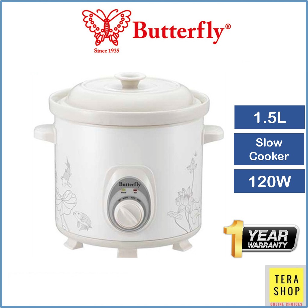 Butterfly BSC-15C Electric Slow Cooker 1.5L