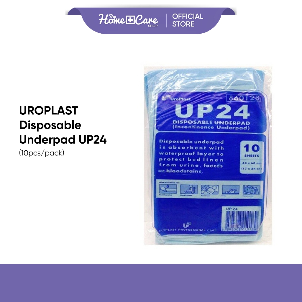UROPLAST Disposable Underpad UP24 for incontinence (10pcs)