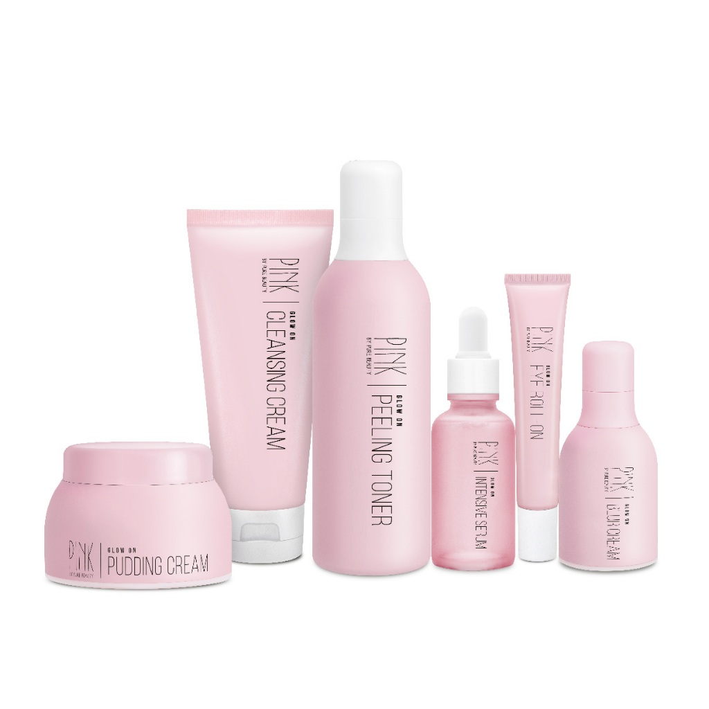 Pink by Pure Beauty So Glow Series Pudding Cream / Cleansing Cream / Peeling Toner / Intensive Serum
