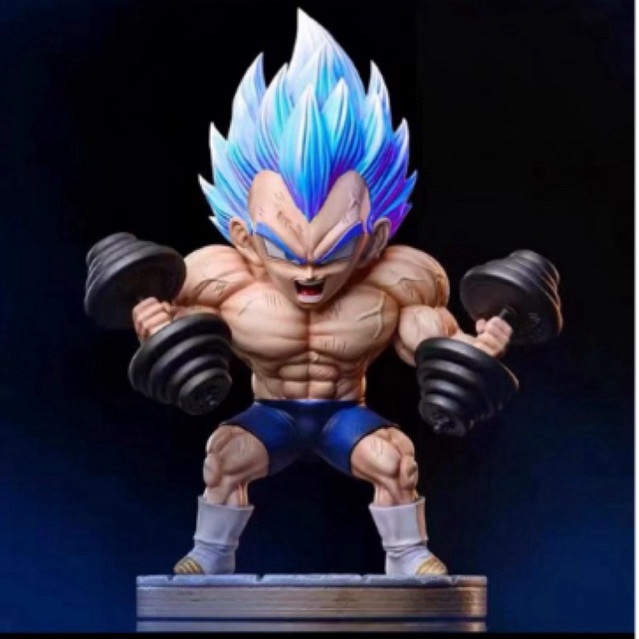 READY STOCKDragon Ball Z Vegeta Son Gohan Fitness Figure DBZ Model Bodybuilding Series Anime Statue Figurine Collectio