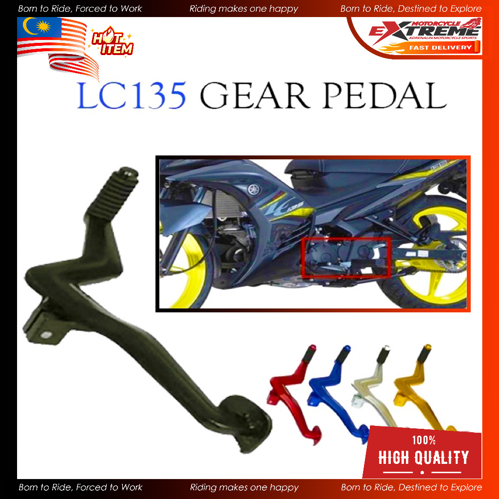 Lc135 Alloy Gear Pedal Lever CNC Modift