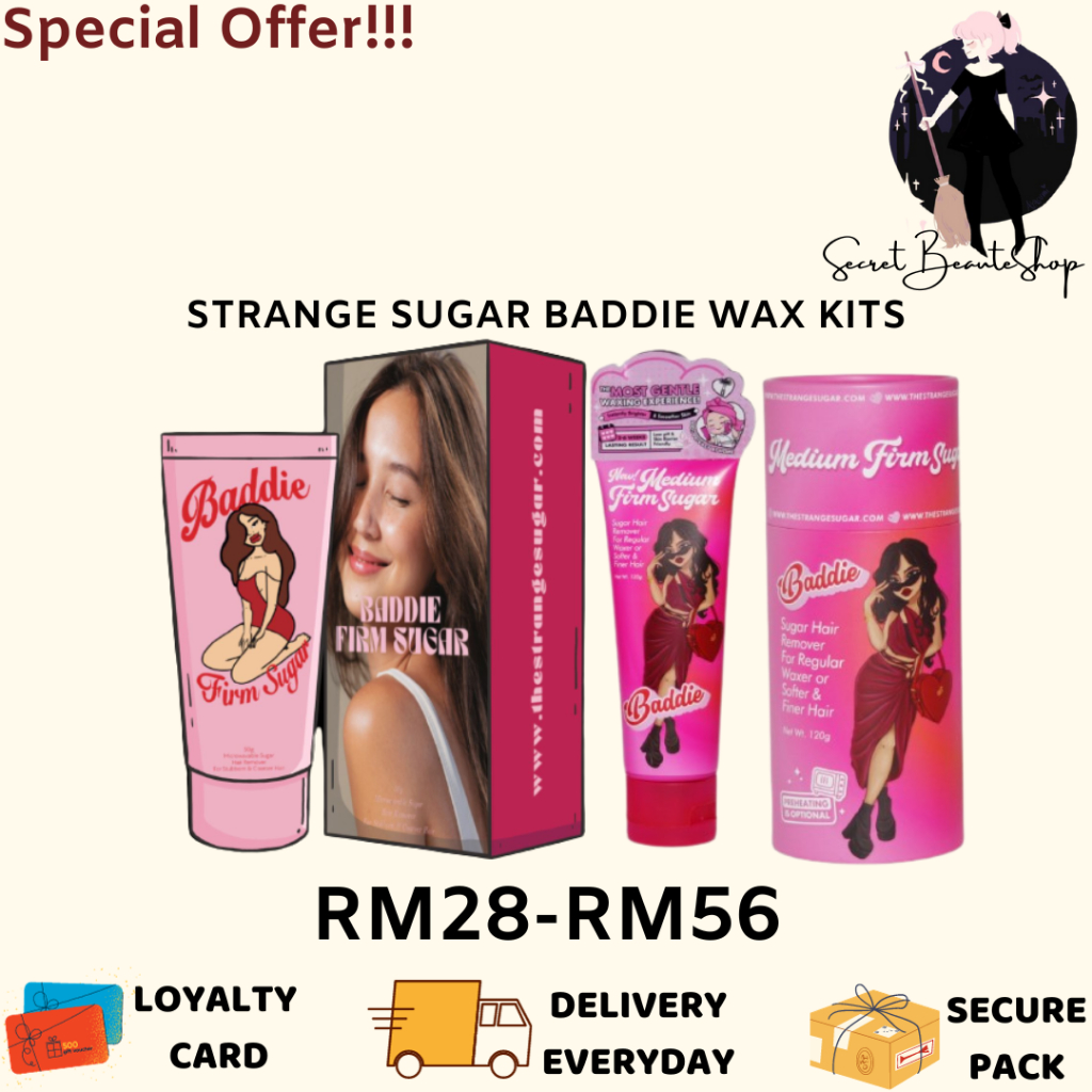 [CLEARANCE SALE OFF 50% PRICE] STRANGE SUGAR PIGMENTED WAXING SUGAR DOUGH FREE WAXING KIT AND STRIPS COMBO SCRUB