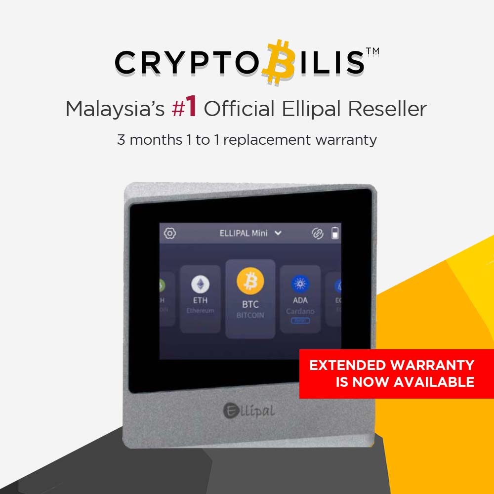 Ellipal Titan Mini - Authorized Reseller (CryptoBilis) NFT & Cryptocurrency Hardware Wallet