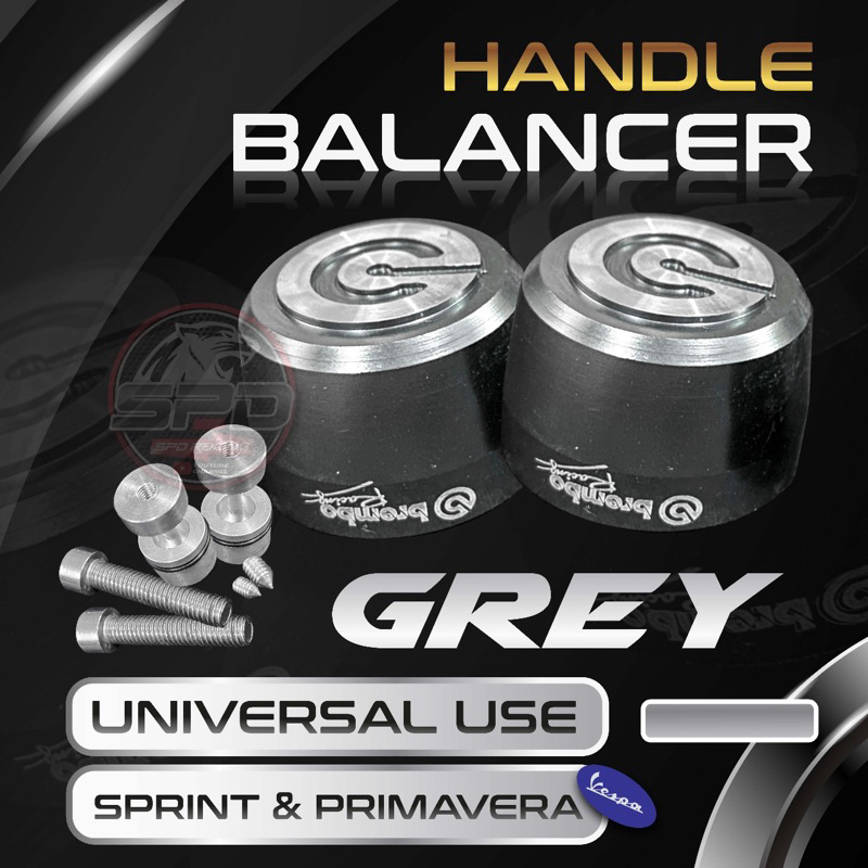 Handle Balancer Design  (Grey / Black) for Universal Use, Vepsa Sprint &amp; Primavera