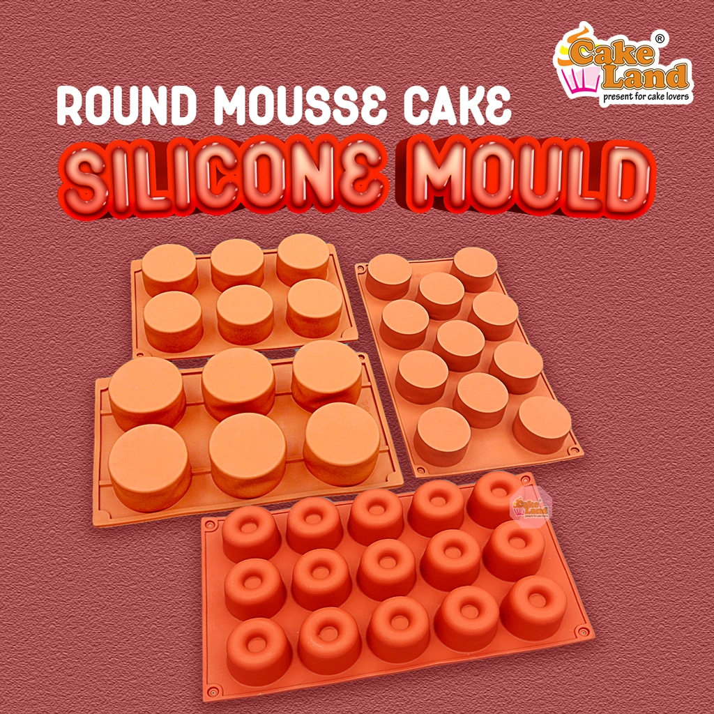 THE BAKER Round Mousse Cake Silicone Mould