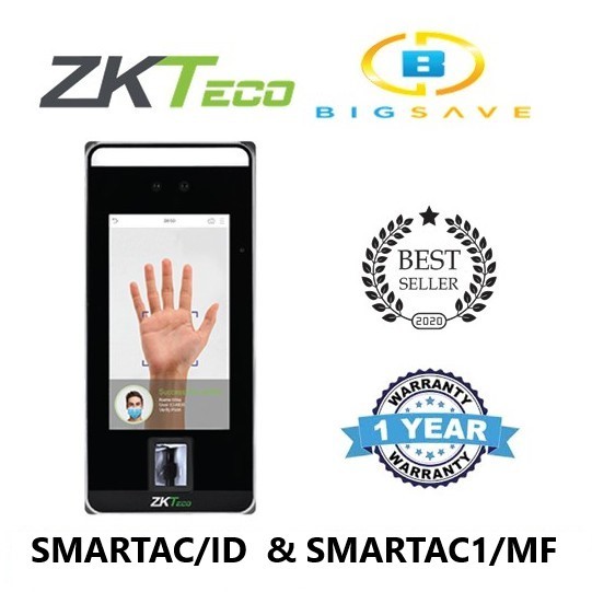 ZKTECO SMARTAC1/ID & SMARTAC1/MF HYBRID BIOMETRIC ACCESS CONTROL & TIME ATTENDANCE FACIAL RECOGNITION TERMINAL