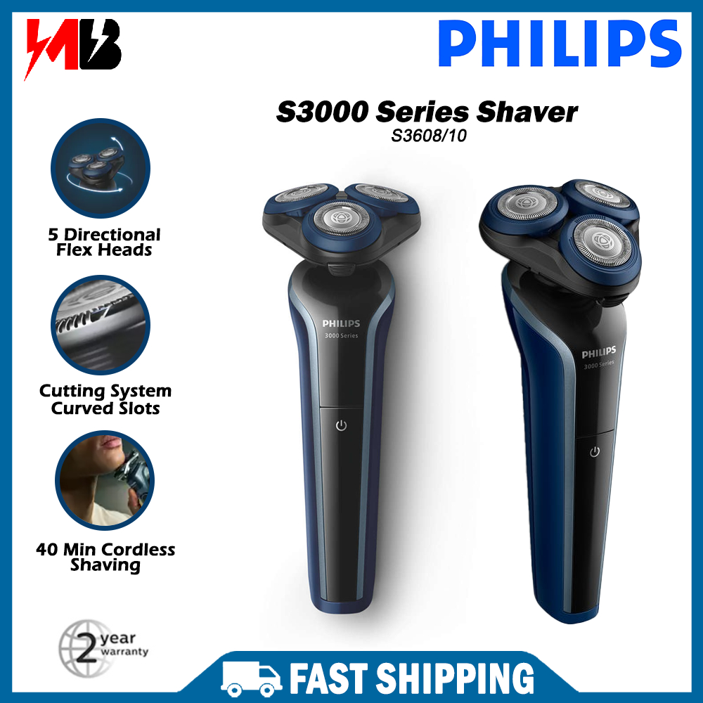 Philips Wet & Dry Electric Shaver S3608/10 Rechargeable Man Shaver