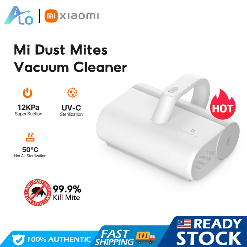 Xiaomi Mite Vacuum Cleaner Wired Handheld Dust Mite 12Ka Big Suction UV Light 99% Sterilization for Bedding Pillow 除蟎儀