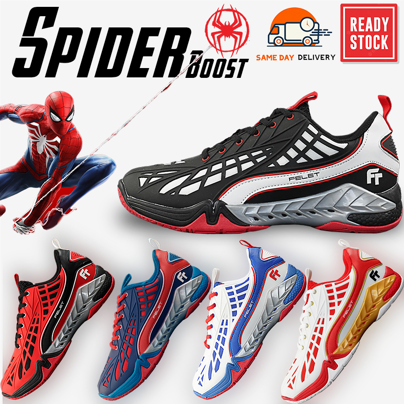 ✅ READYSTOCK ✅ Felet Spider Boost Badminton Court Shoes