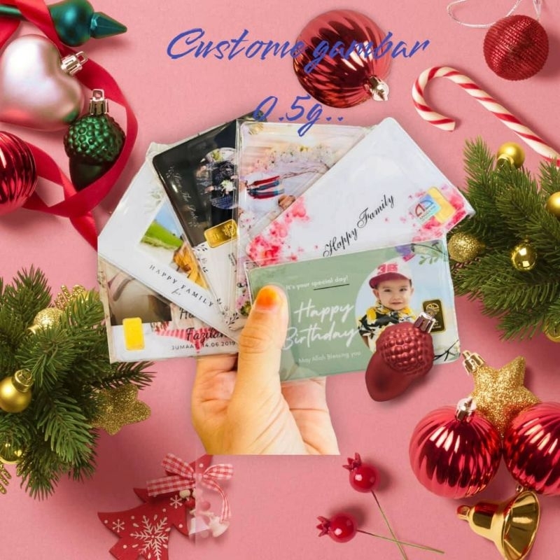 ANGGERIK GOLDBAR 0.5gram Custom Goldbar 999.9❗❗ POS 24JAM❗❗