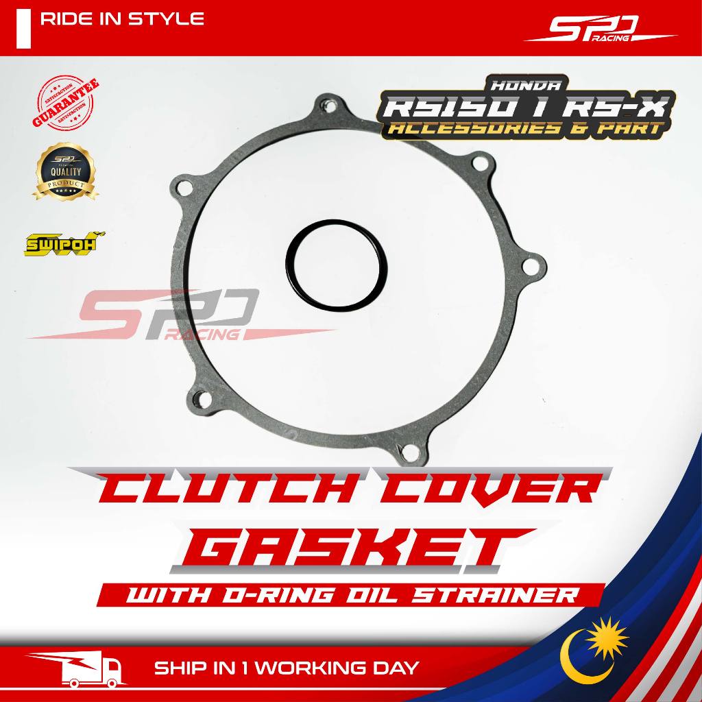 Gasket X-PRO Clutch Cover + O-RING Oil Strainer Swipoh Racing For HONDA RS150 RS150R RSX 150 RSX150