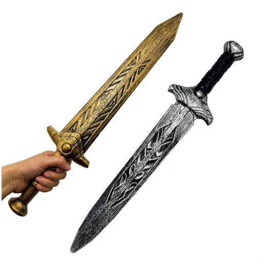 MSIA Ready Stock/ Viking Sword Toy For Pretend Play Role Theme Halloween Costumes Festival Party Novelty Accessory Fancy