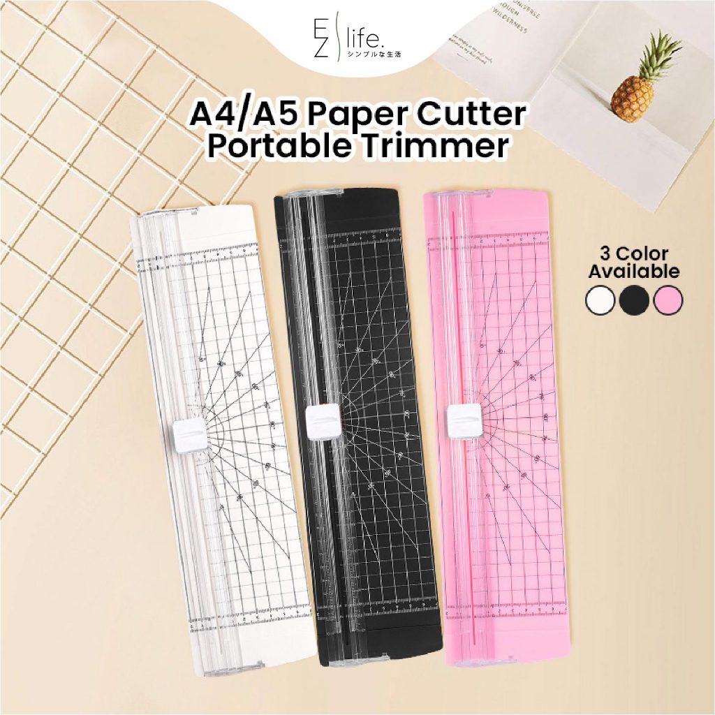 60% Off Clearance EzLife A4/A5 Paper Cutter Portable Trimmer Cutter Photo Cutter Office Stationery Pemotong Kertas 切纸机