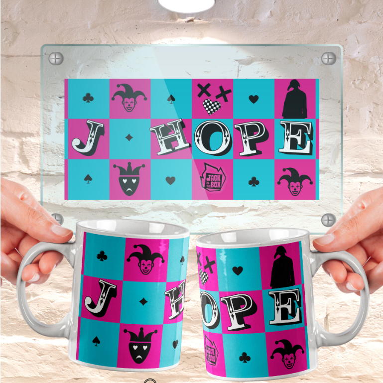 [MG23-0309] JHOPE JACK IN THE BOX INSPIRED MUG WHITE CERAMIC MUG GIFT IDEA