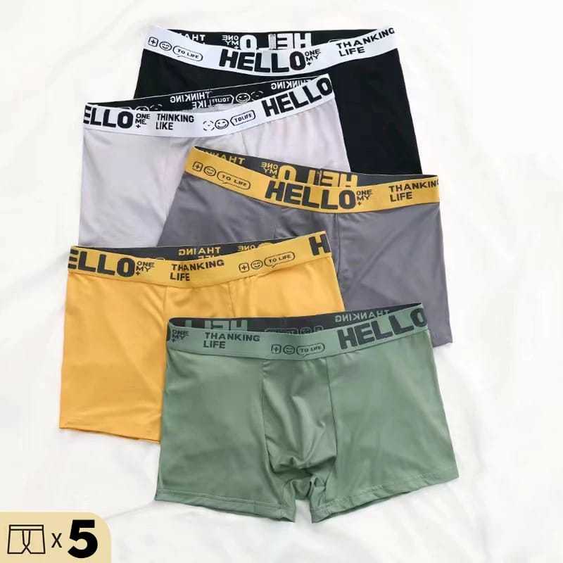 Boxer Underwear Men Cotton Seluar Dalam Lelaki 内裤四角裤男