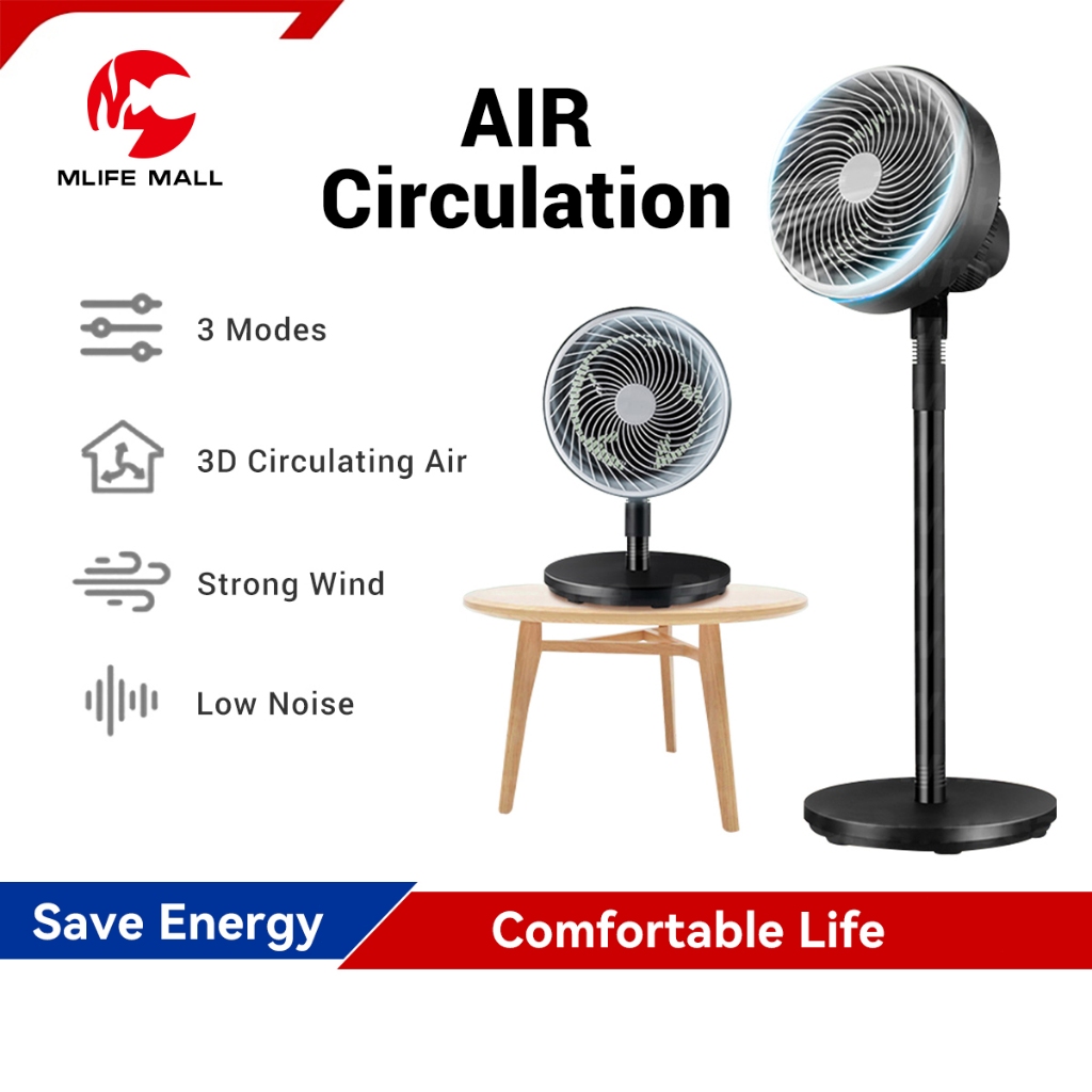 kipas berdiri Stand Fan Air Circulation fan three-speed air volume adjustment Strong Wind kipas murah