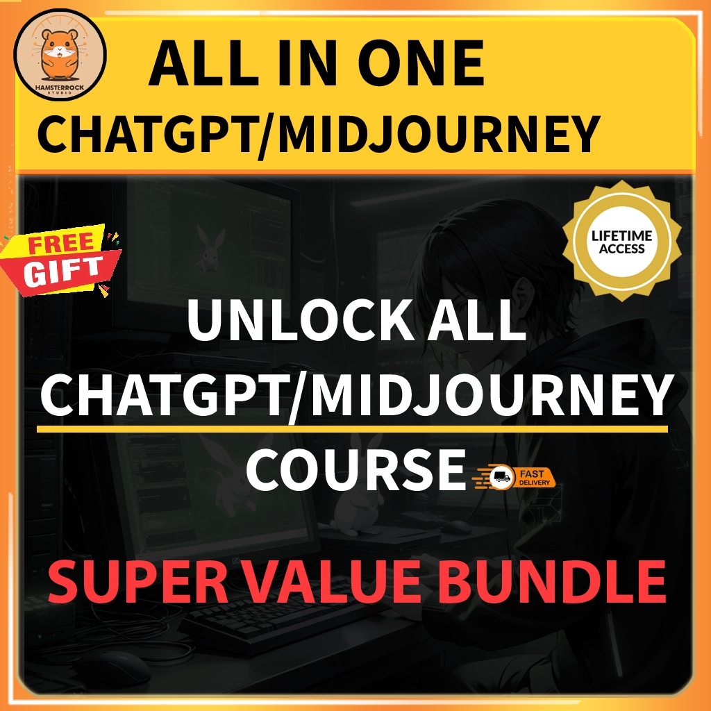 🔥[ChatGPT & MidJourney Course Bundle]🔥Learn ChatGPT, MidJourney, Dall-E, Google AI | ChatGPT 4 | ChatGPT Plus | Prompt