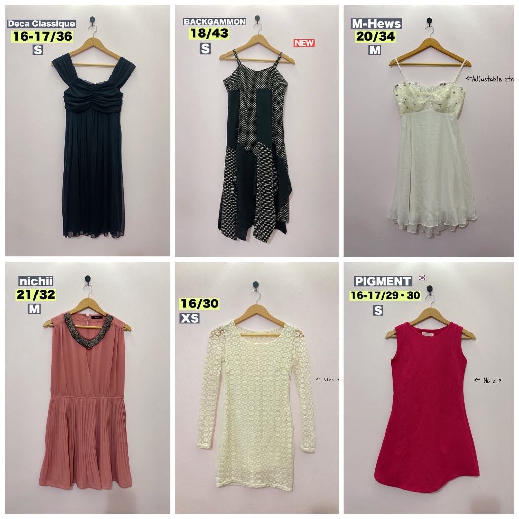 Ready Stock Preloved Dresses Midi Dress Women