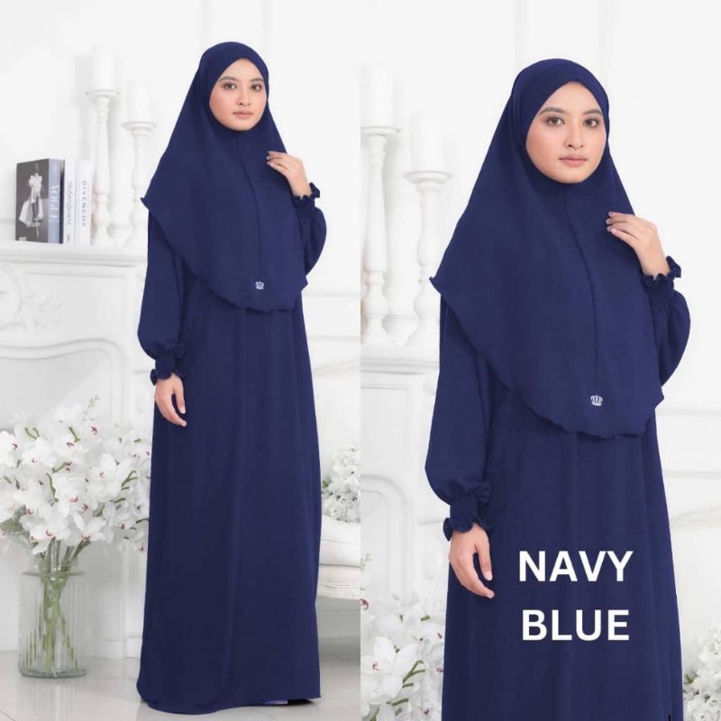 DRESS MADINAH PERCUMA TUDUNG KHIMAR READY STOCK