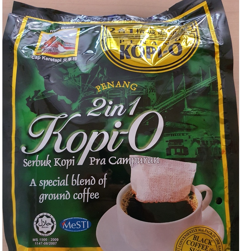 Cap Keretapi 火车標 Penang 2 in 1 Kopi-O (25g*18sachet)